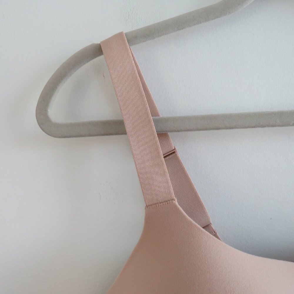 AERIE SMOOTHEZ Bra-ish Wireless Bralette Bra in Sand - Size XXL NWT - Picture 4 of 14